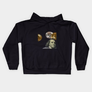 Bitcoin & Benjamin Franklin Kids Hoodie